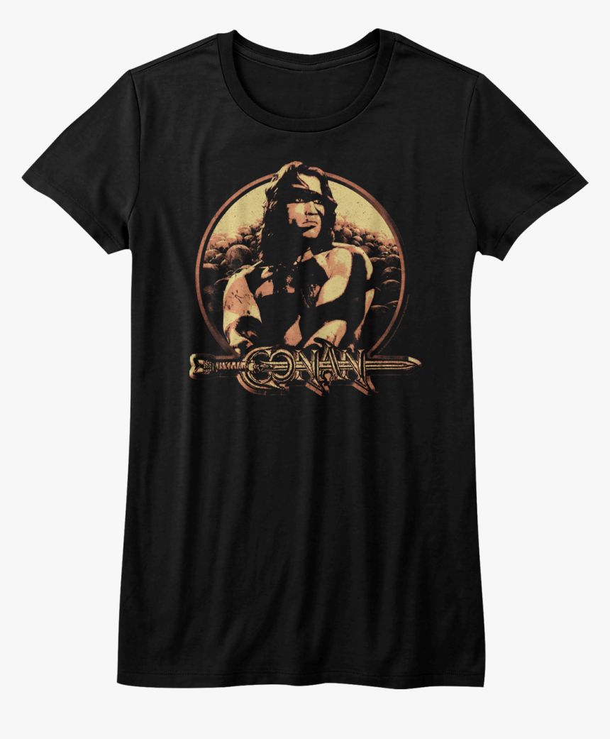 Junior Distressed Conan The Barbarian Shirt - Conan The Barbarian T Shirt, HD Png Download, Free Download