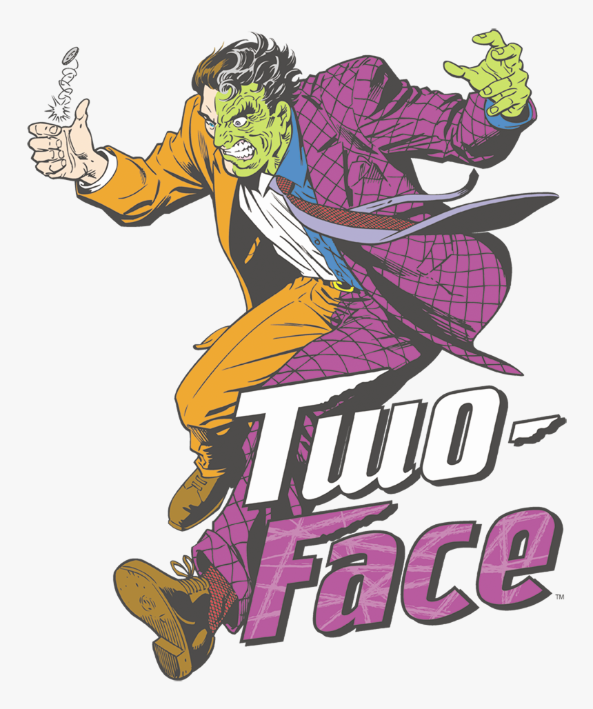 Harvey Dent 2 Face Comic, HD Png Download, Free Download