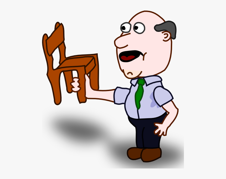 Man Lifting A Chair, HD Png Download, Free Download