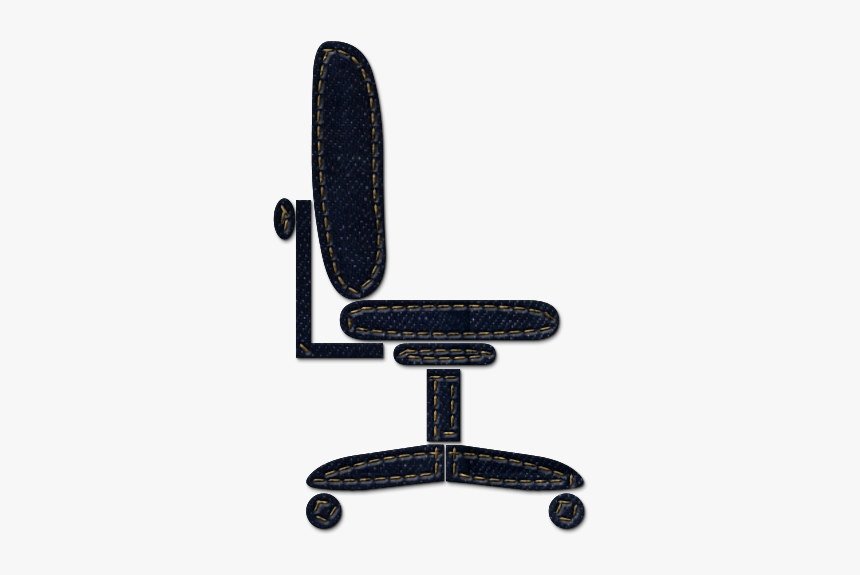 Office Chair Clipart Black And White, HD Png Download, Free Download
