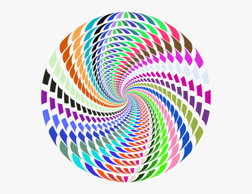 Abstract Colorful Vortex - Vector Graphics, HD Png Download, Free Download