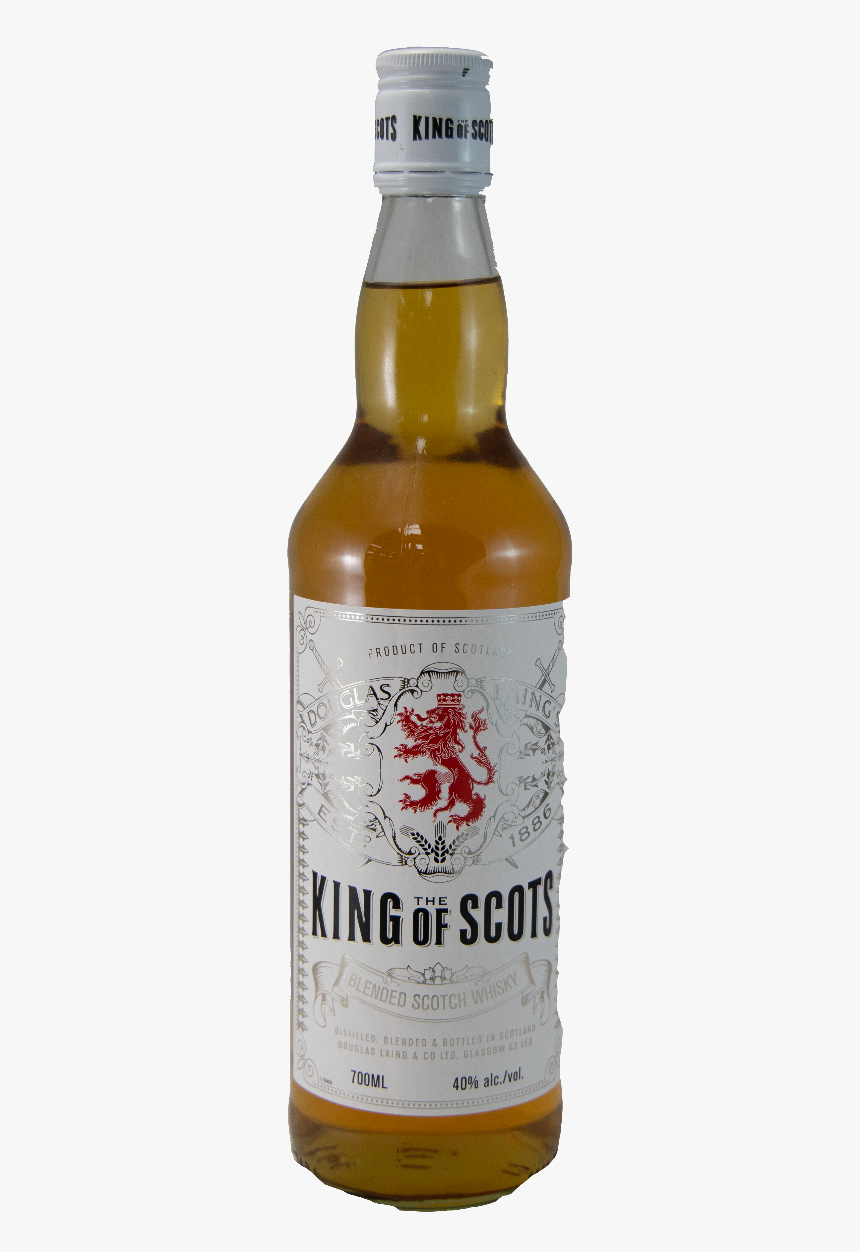 King Of Scots Blended Scotch Whisky - Beer Bottle, HD Png Download, Free Download
