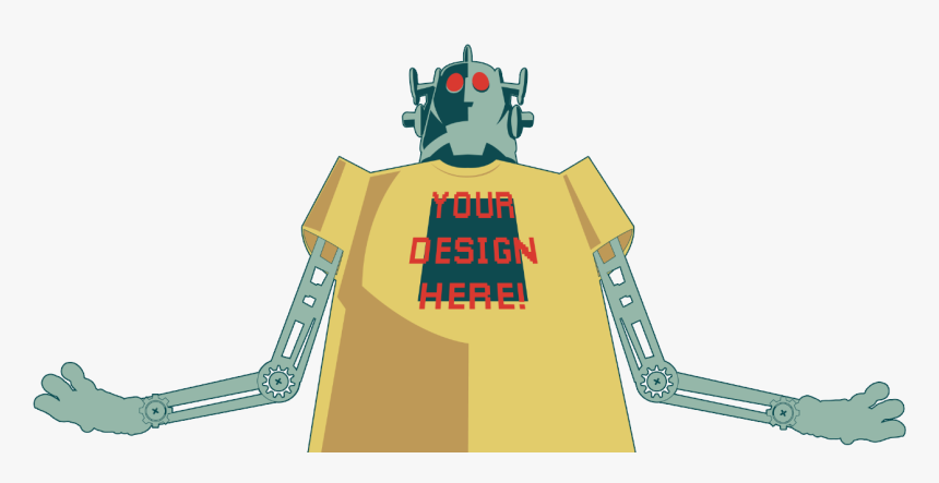 Giant Robo Mascot Holding Out Arms - Illustration, HD Png Download, Free Download