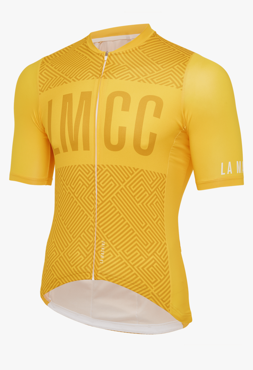 La Machine Lmcc Cycling Jersey Yellow Side - Sports Jersey, HD Png Download, Free Download