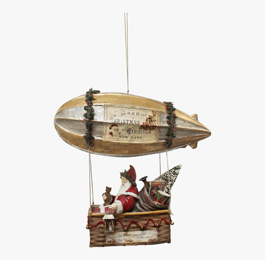 Nostalgic Santa Claus On The Airship - Slave Ship, HD Png Download, Free Download