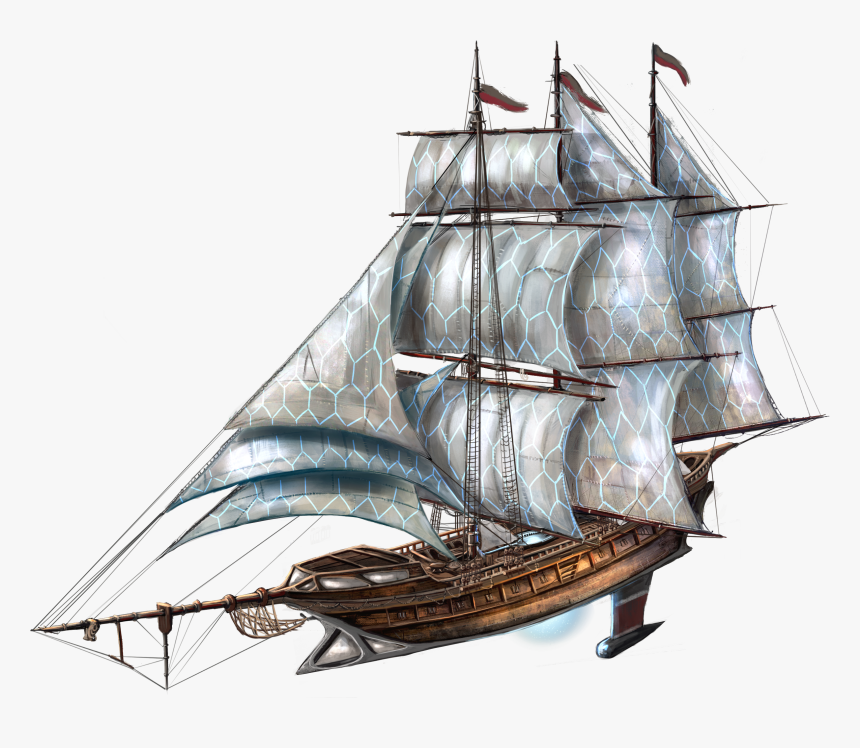 Full-rigged Ship, HD Png Download, Free Download