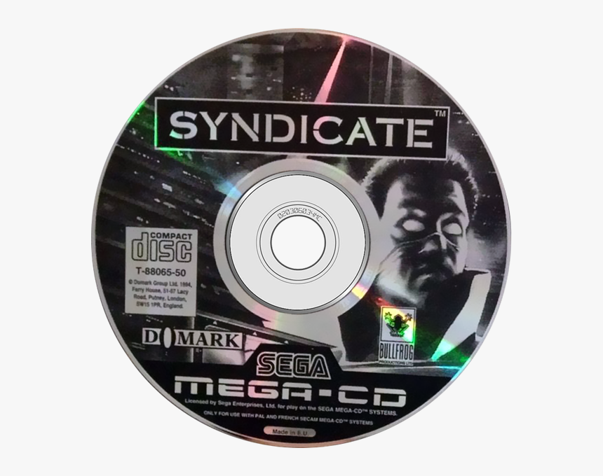 Syndicate Sega Cd Disc, HD Png Download, Free Download