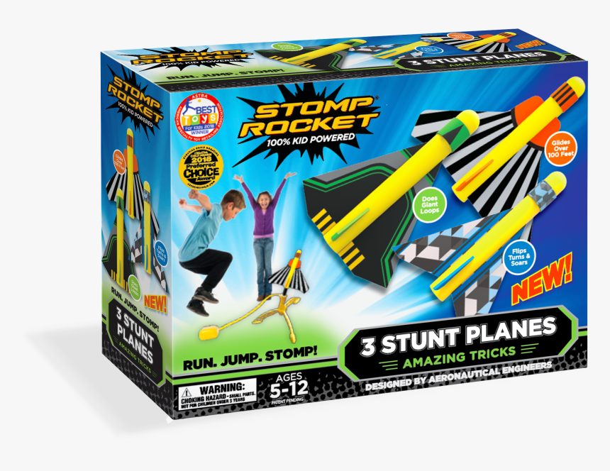 Stomp Rocket Stunt Planes, HD Png Download, Free Download