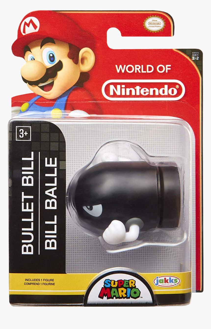 Bullet Bill - World Of Nintendo Super Mario, HD Png Download, Free Download