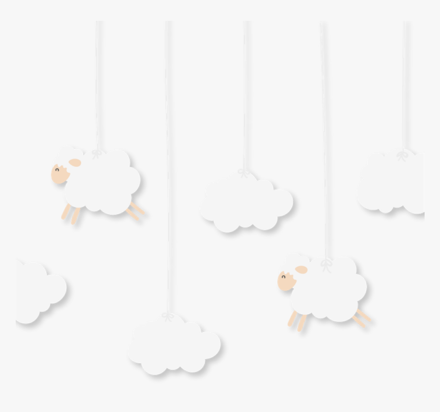 Sleep Countingsheep Sheep Babies Baby Borders Border - Sheep Cloud Clipart, HD Png Download, Free Download