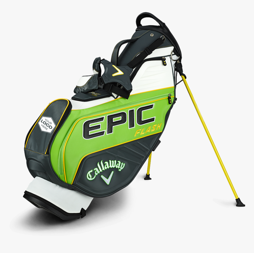 Epic Flash Staff Double Strap Logo Stand Bag - Callaway Epic Flash Golf Bag, HD Png Download, Free Download