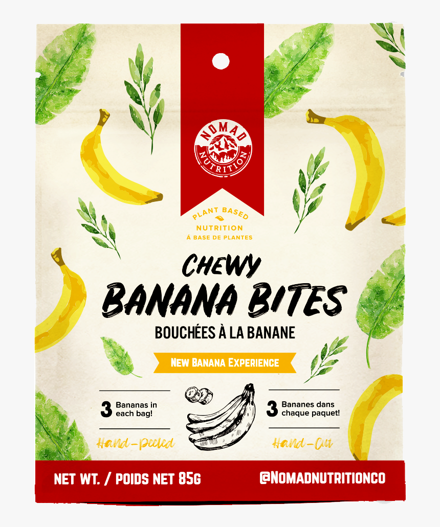 Chewy Banana Bites"
 Class= - Natural Foods, HD Png Download, Free Download