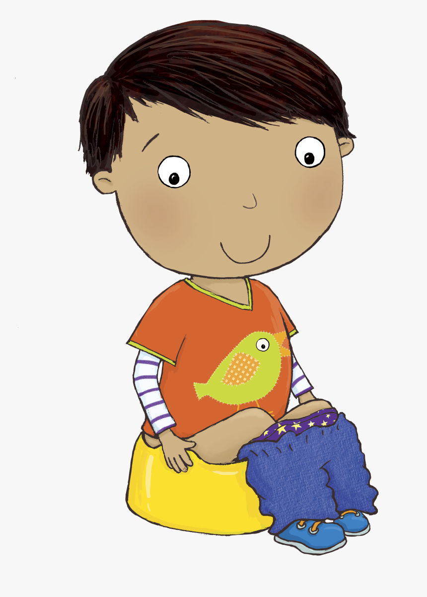 Potty Training Boy Cartoon, HD Png Download, Free Download