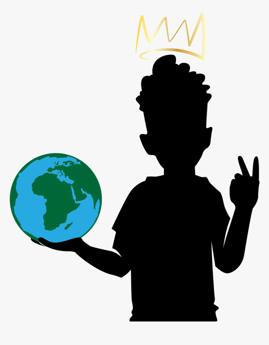 Globe Silhouette Png, Transparent Png, Free Download