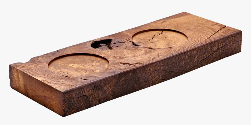 Presenter Old Wood Cm With 2 Recesses - Wood, HD Png Download, Free Download