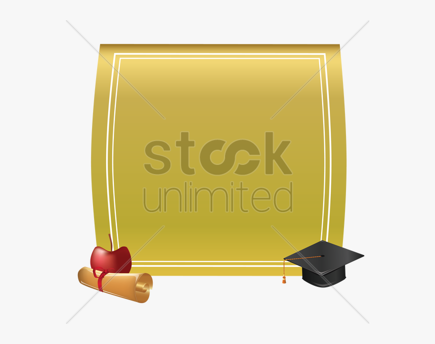 Graduation Frame V矢量图形 - Illustration, HD Png Download, Free Download