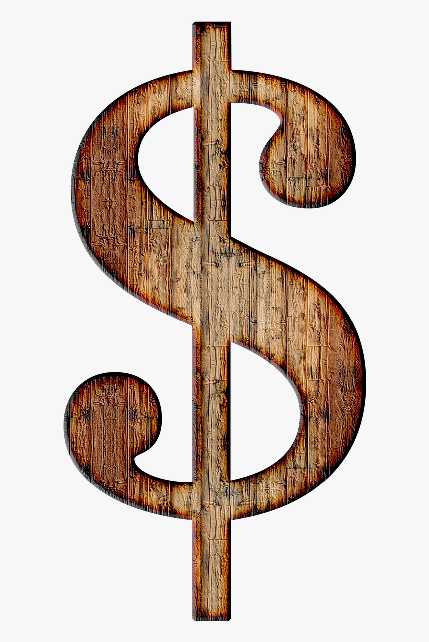 Transparent Vintage Paper Background Png - Dollar Sign Image Wood, Png Download, Free Download