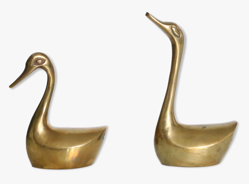 Brass Goose Duo, Vintage Paper Press"
 Src="https - Swan, HD Png Download, Free Download