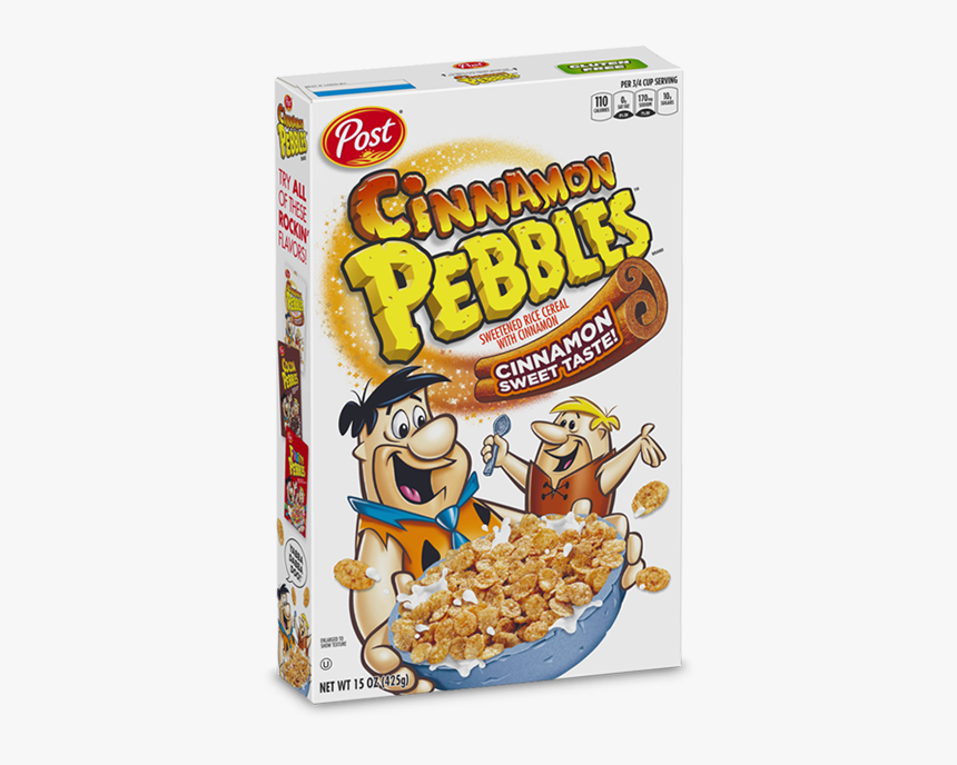Cinnamon Pebbles Box - Post Cinnamon Pebbles Cereal, HD Png Download, Free Download
