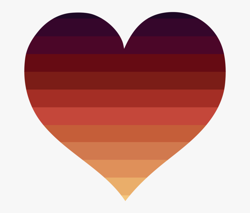 Gradient - Heart, HD Png Download, Free Download