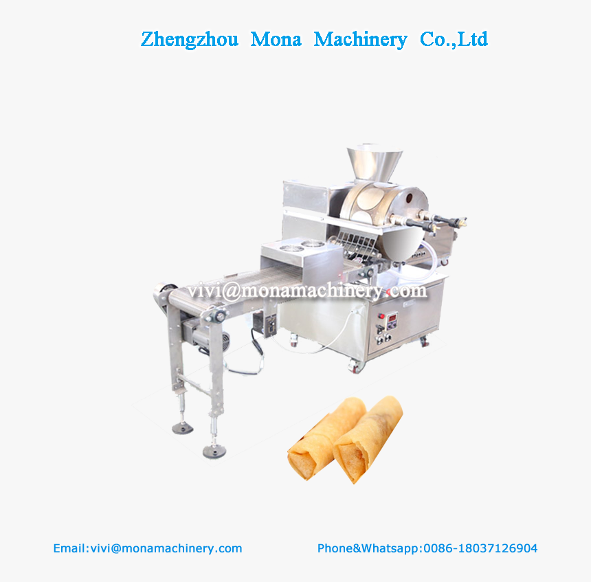 Fully Automatic Spring Roll Sheet/lumpia/samosa Pastry - Machine, HD Png Download, Free Download