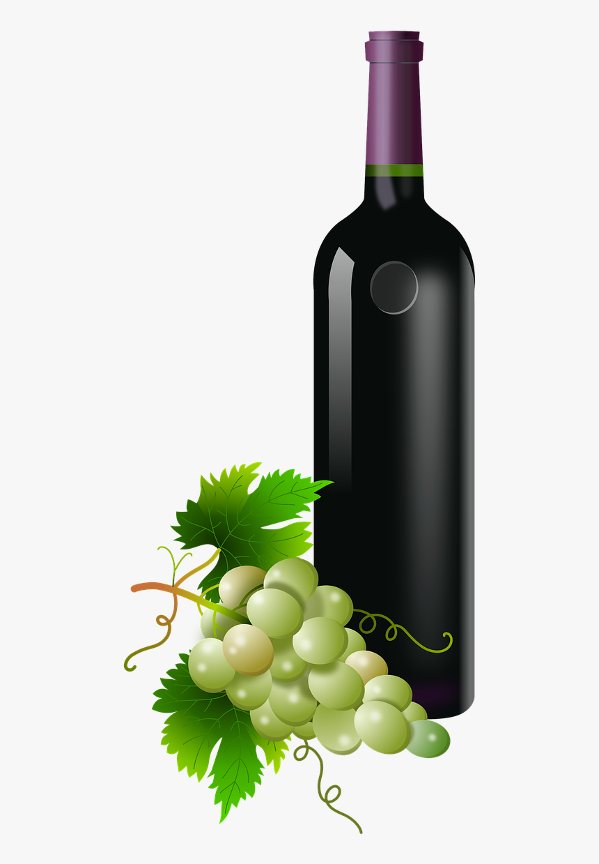 Grapes Wine Png Bottle, Transparent Png, Free Download