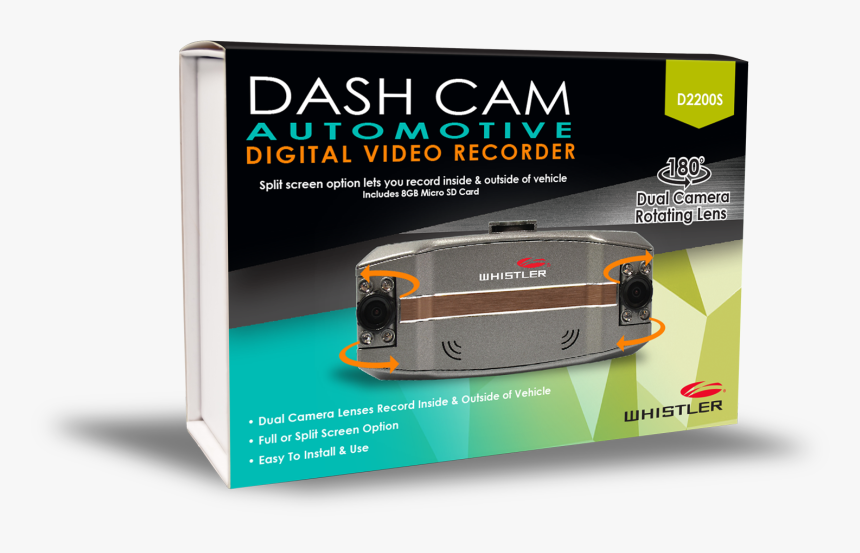 Whistler Dual Dash Cam, HD Png Download, Free Download