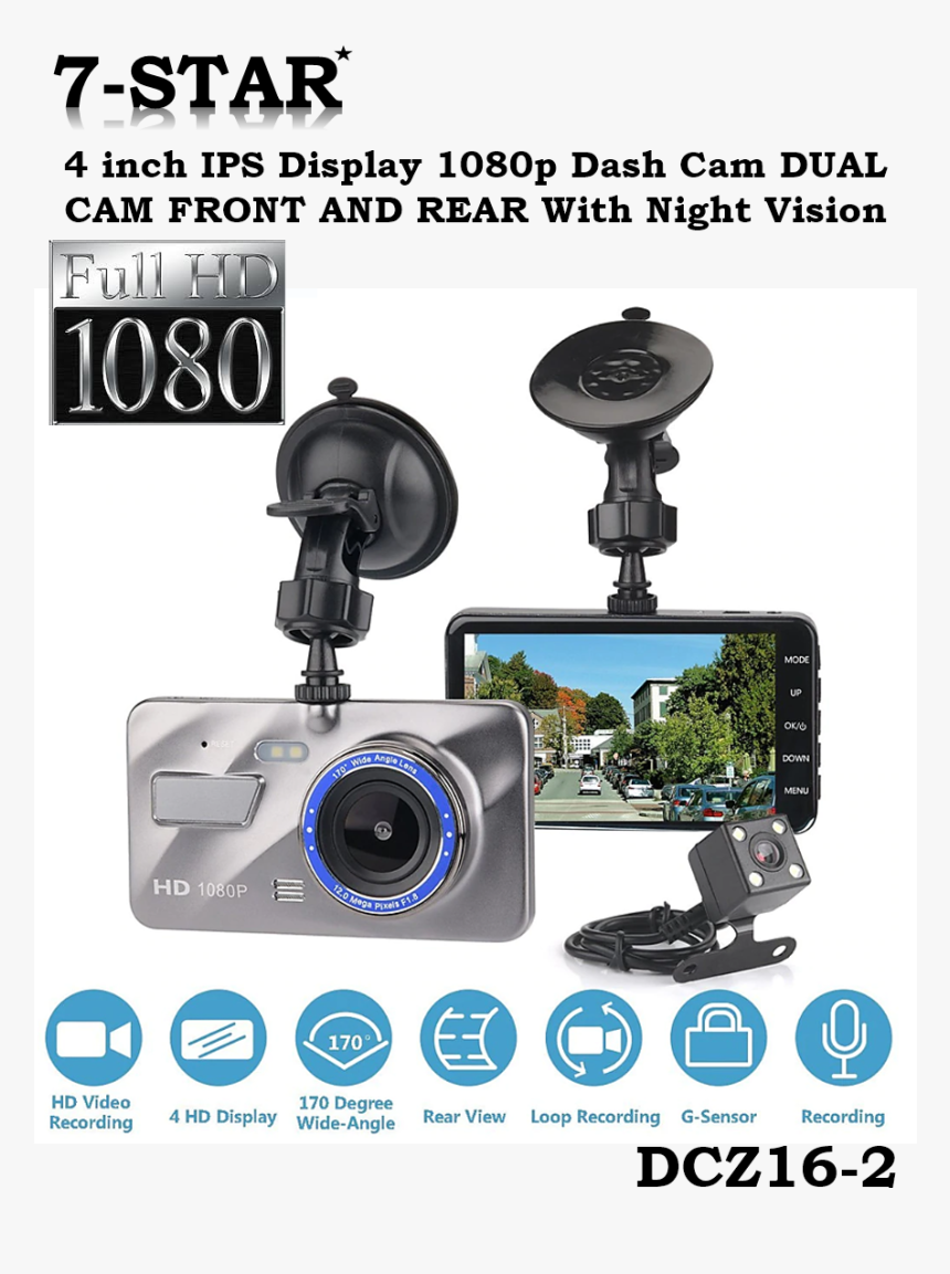 กล้อง ติด รถยนต์ Dash Cam, HD Png Download, Free Download