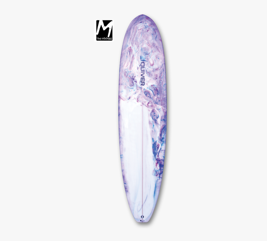 Transparent Surfboard Purple - Minimal Surfboard, HD Png Download, Free Download