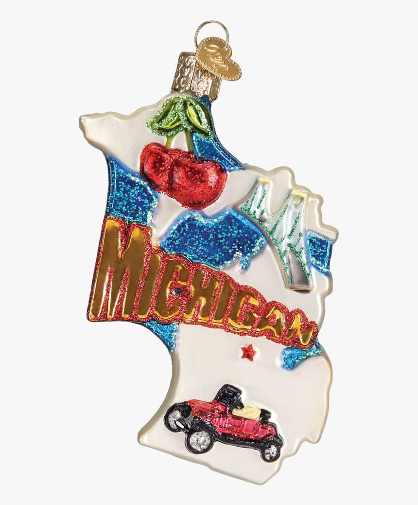 State Of Michigan Ornament - Old World Christmas, HD Png Download, Free Download