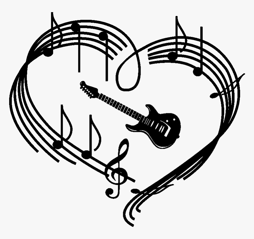 Music Note Hearts Png, Transparent Png, Free Download