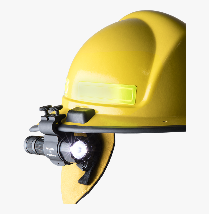 Foxfury Sideslide C-clamp Side Mounted Helmet Light"
 - Hard Hat, HD Png Download, Free Download