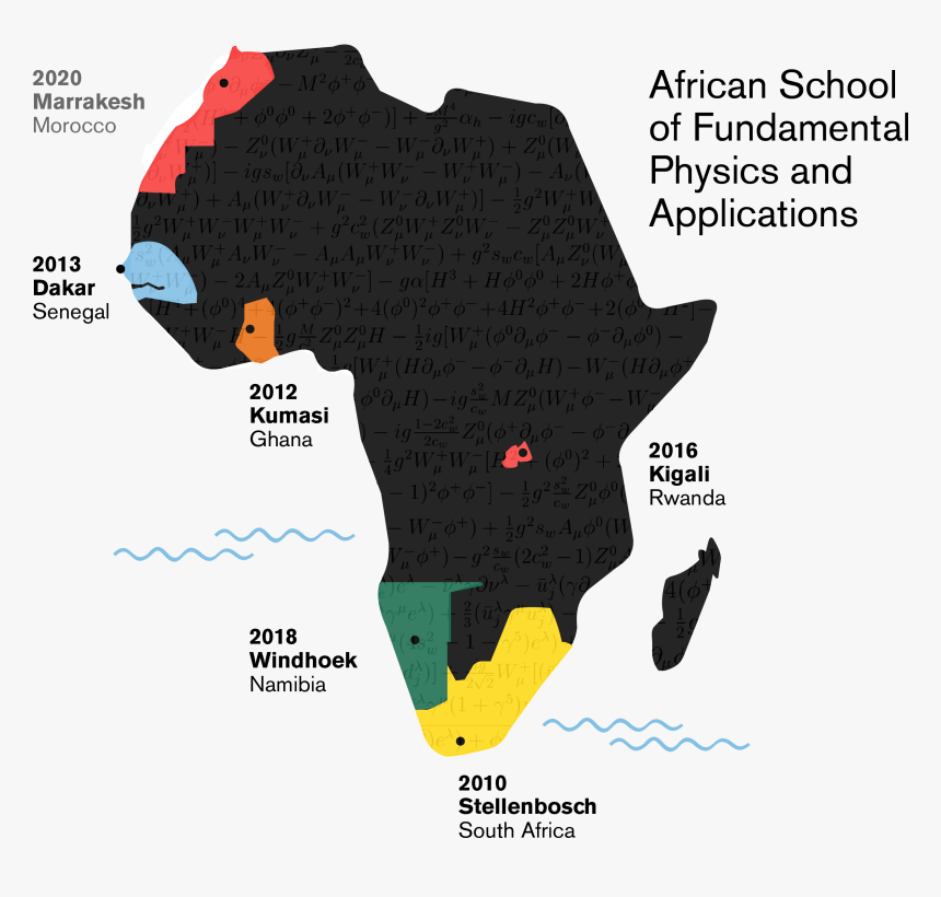 Map Of Africa Showcasing Various Asp Locations - Map Of Africa Vector Png, Transparent Png, Free Download