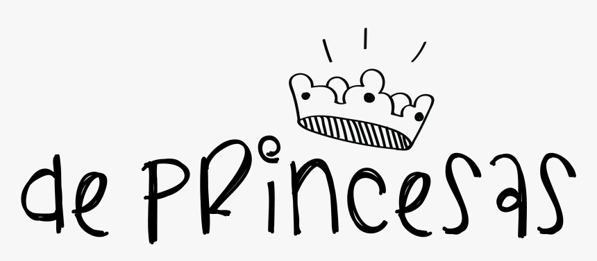 Logo De Princesas Negro - Logo De Princess Para Colorear, HD Png Download, Free Download