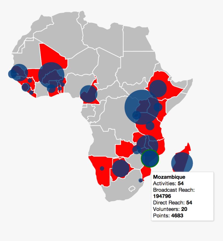 Stomp Out Malaria Africa Map - Ivory Trade Ban Map, HD Png Download, Free Download