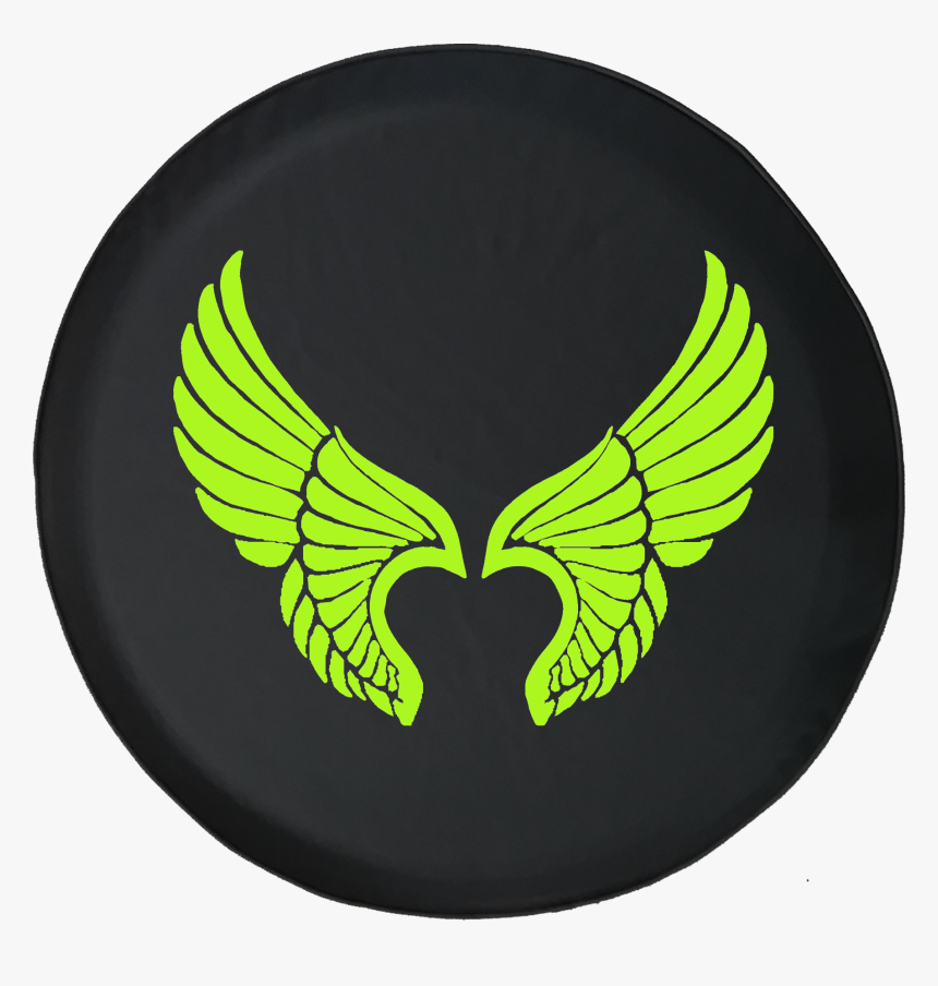 Jeep Liberty Tire Cover With Angel Wings - Jeep, HD Png Download, Free Download