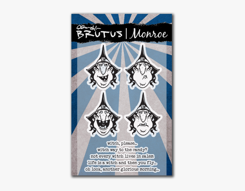 Brutus Monroe, Clear Stamps, Witch Please - Brutus Monroe Terrys Trains, HD Png Download, Free Download