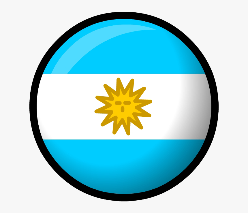 Banderas Club Penguin Clipart , Png Download - Argentina Flag Club Penguin, Transparent Png, Free Download