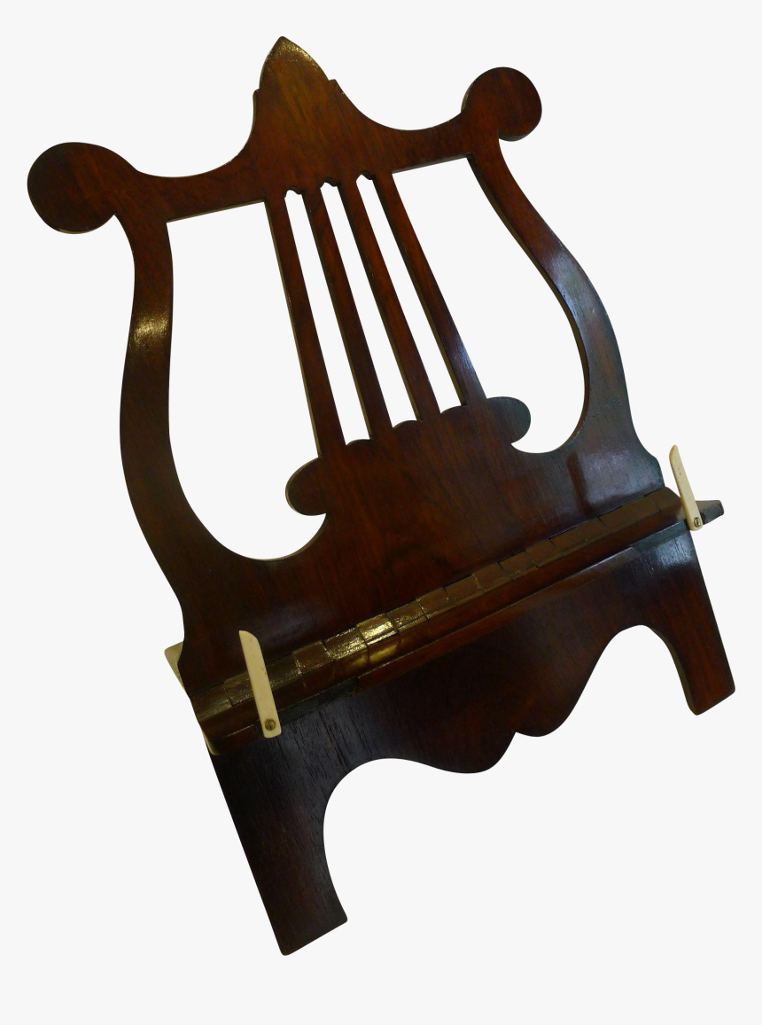 Fine English Regency Lyre Book Or Music Stand / Lectern - Wood, HD Png Download, Free Download