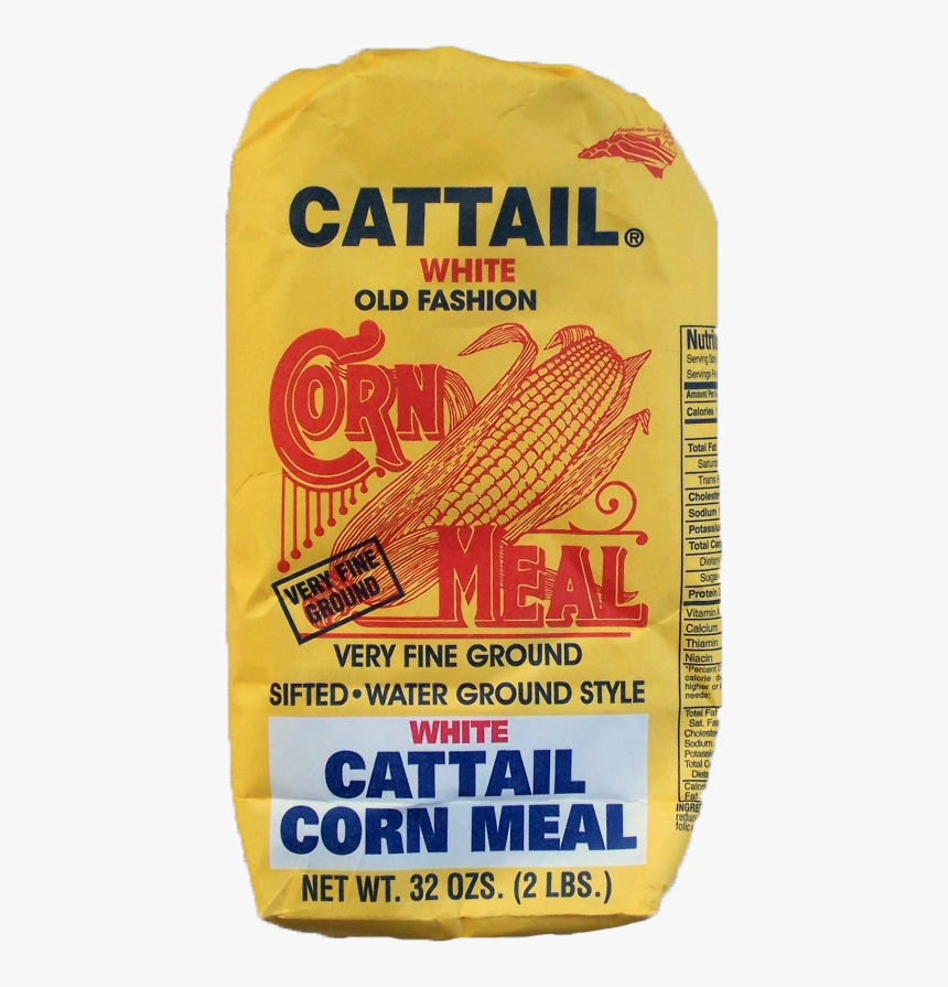 Cattail White Old Fashion Corn Meal, 32 Oz - Cattail Cornmeal, HD Png Download, Free Download