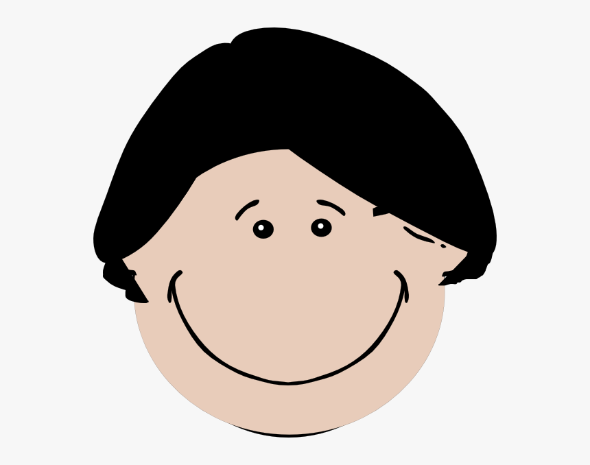 Short Black Hair Clipart, HD Png Download, Free Download
