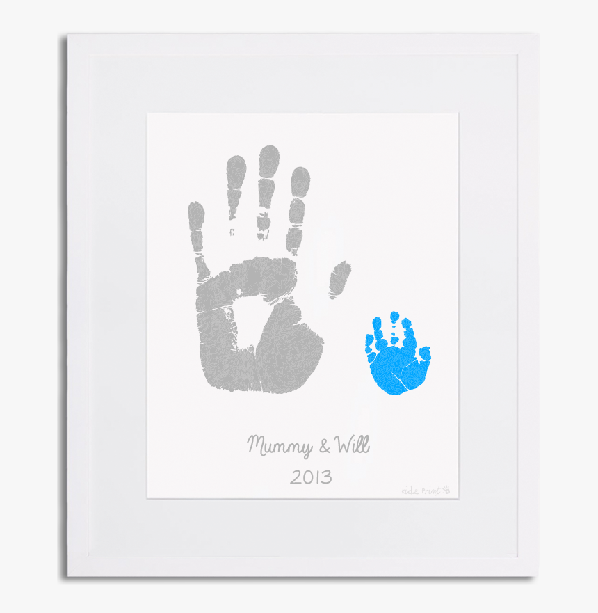 Mother & Child Handprints - Painting, HD Png Download, Free Download