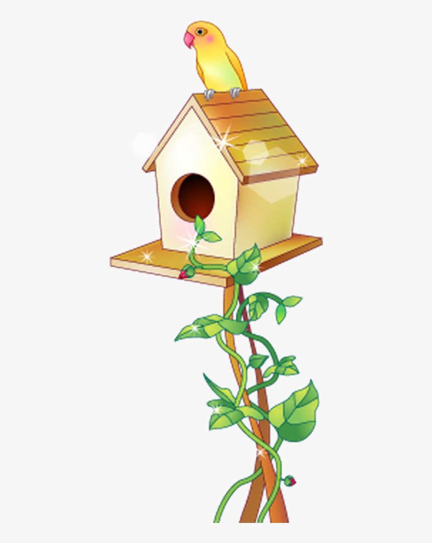 Transparent Birdhouse Clipart Black And White - Bird House Cartoon Png, Png Download, Free Download