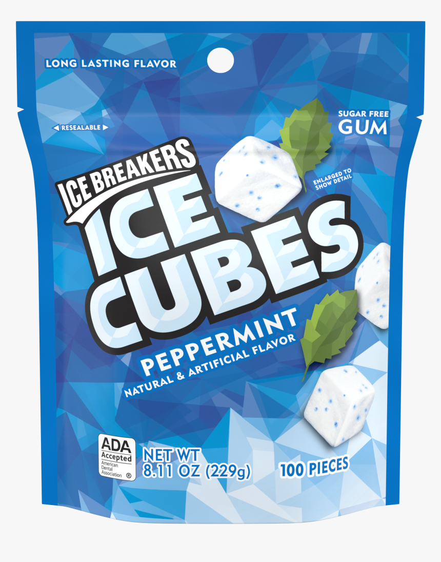 Ice Cubes Peppermint Gum, HD Png Download, Free Download