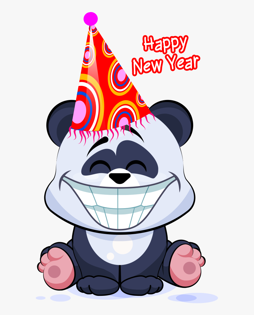 Happy New Year - Stickers De Panda Para Whatsapp, HD Png Download, Free Download