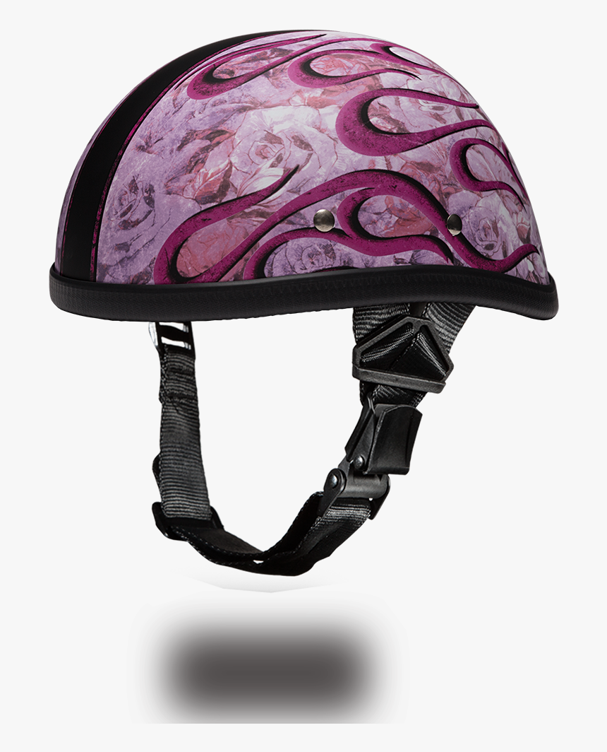 Eagle W/ Flames Pink Daytona Helmets - Motorcycle Helmet, HD Png Download, Free Download