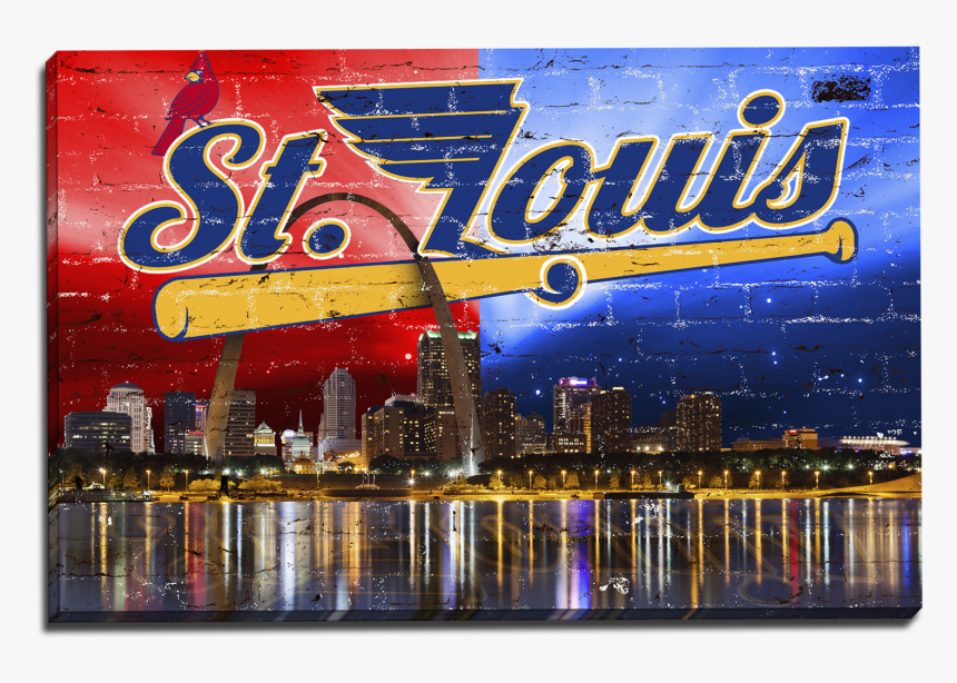 Stl Blues And Cardinals, HD Png Download, Free Download