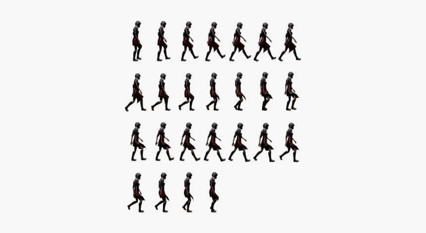 Stick Figure Sprite Sheet, HD Png Download, Free Download