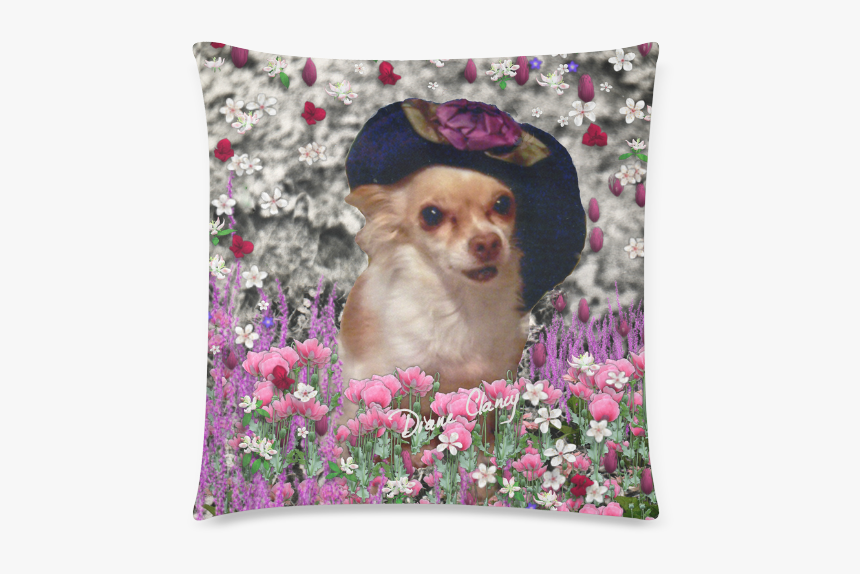 Chi Chi In Pink White Flowers, Chihuahua Puppy Dog - Chihuahua, HD Png Download, Free Download