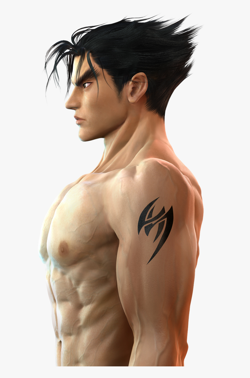 Due To His Weakened State While Being Cornered By The - Jin Kazama Face, HD Png Download, Free Download